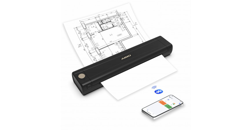 Cách kết nối máy in A4 di động M08F/M08E với iPhone và Android