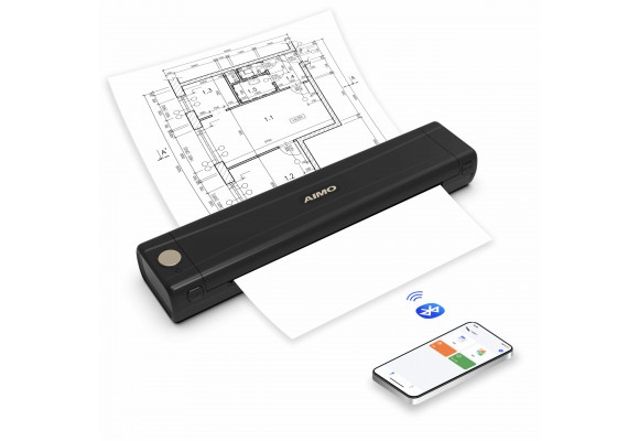 Cách kết nối máy in A4 di động M08F/M08E với iPhone và Android