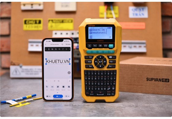 Supvan G15M Pro – Máy in nhãn cầm tay cho dân thi công: đánh dấu một lần, tra cứu trọn đời công trình